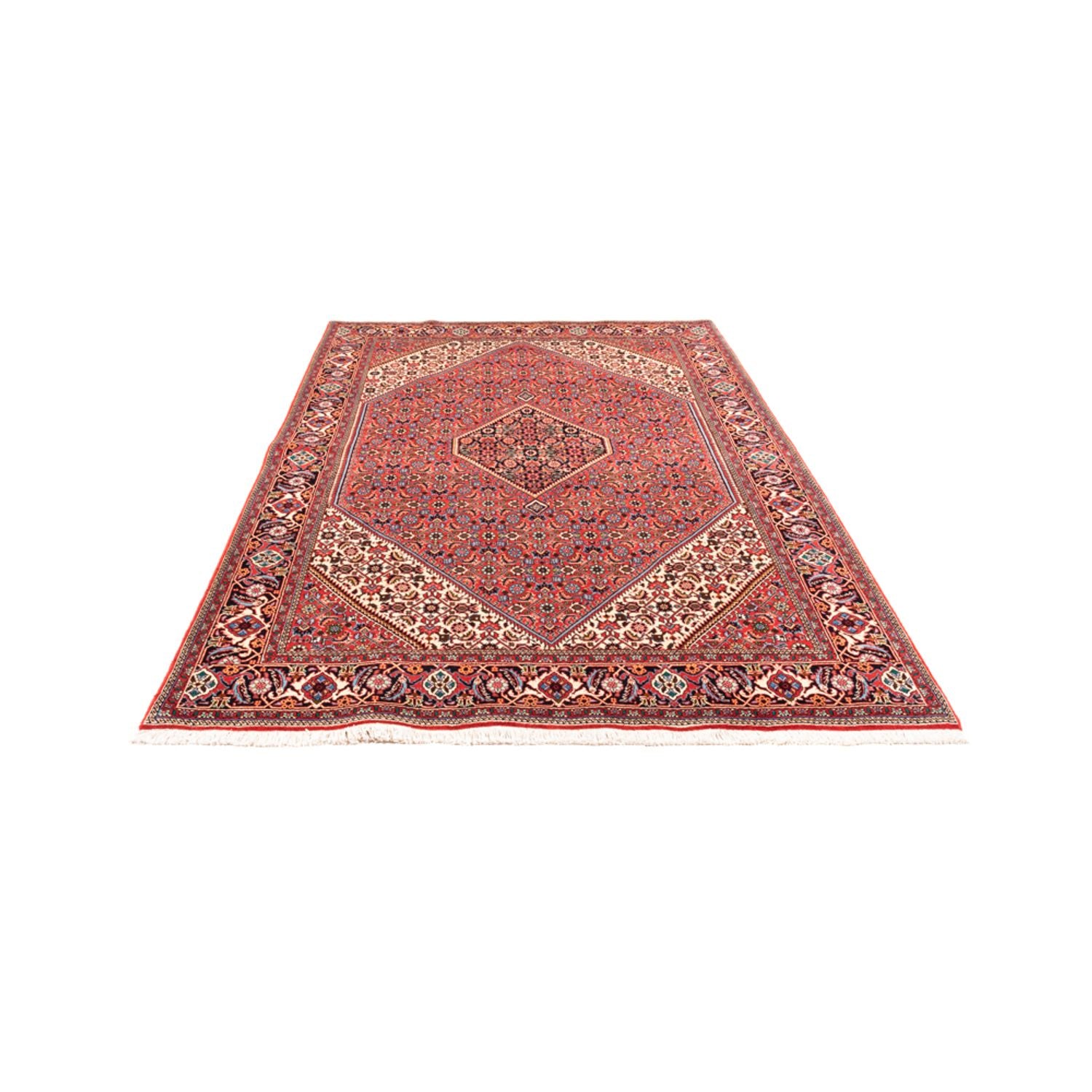 Tapis persan - Bidjar - 245 x 170 cm - rouge