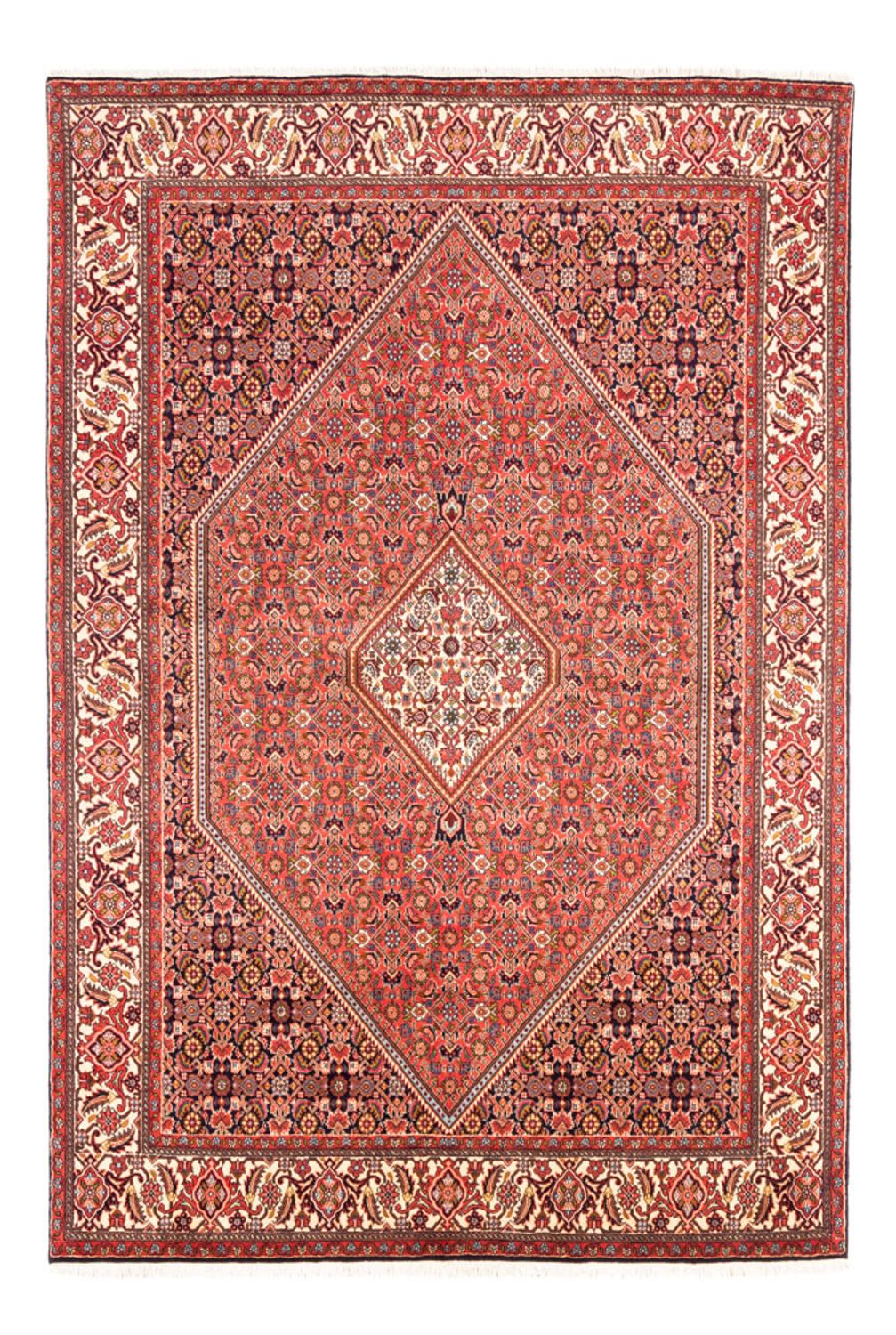 Tapis persan - Bidjar - 244 x 168 cm - rouge