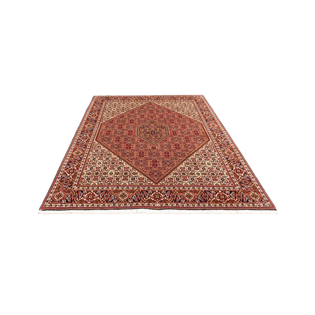 Tapis persan - Bidjar - 247 x 172 cm - rouge