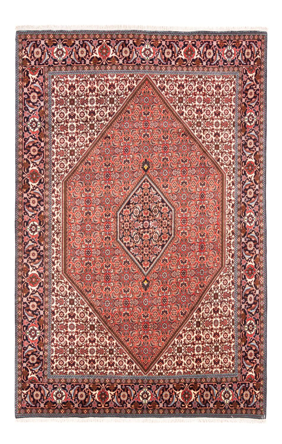 Tapis persan - Bidjar - 247 x 173 cm - rouge