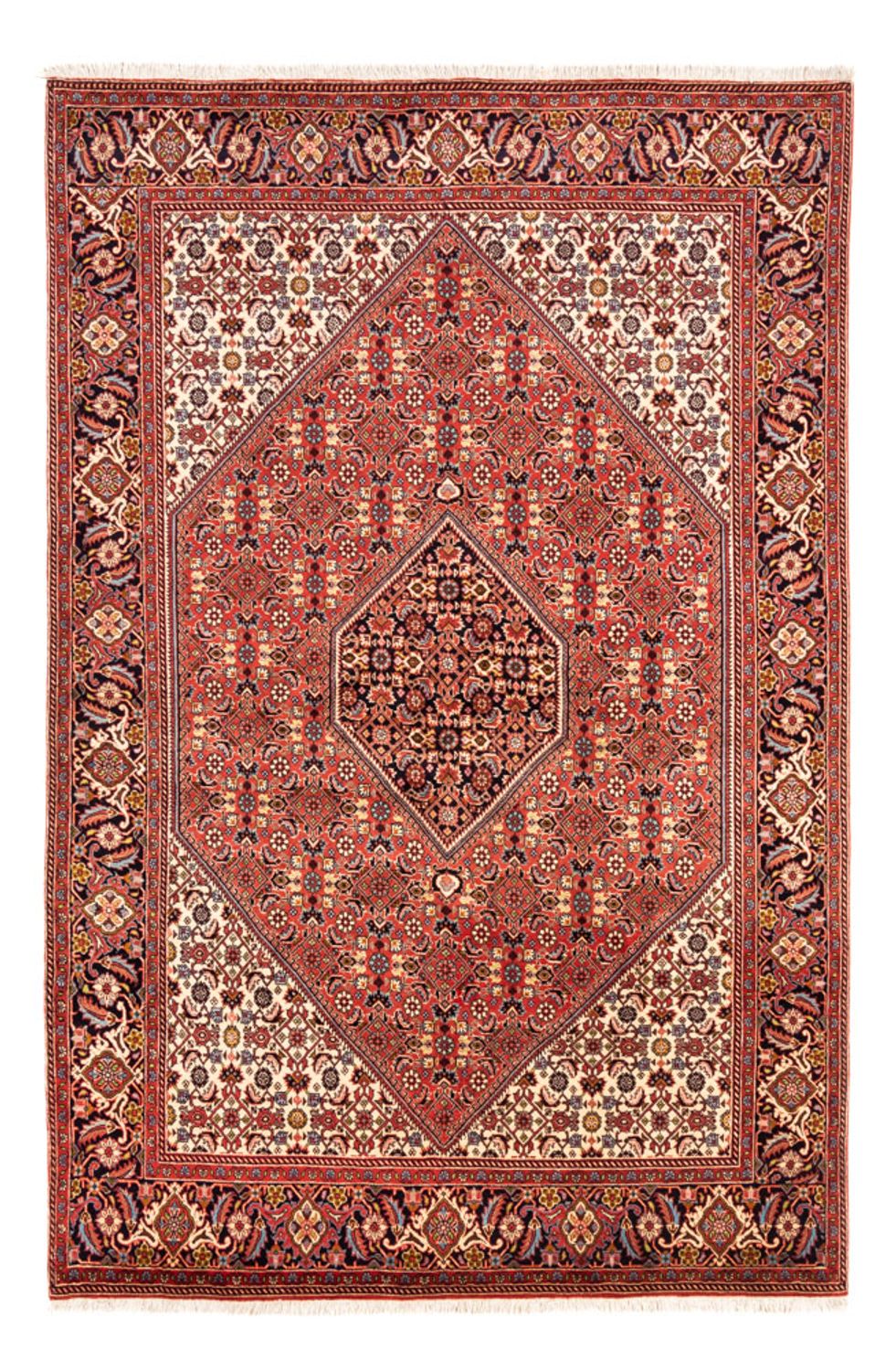 Tapis persan - Bidjar - 246 x 171 cm - rouge
