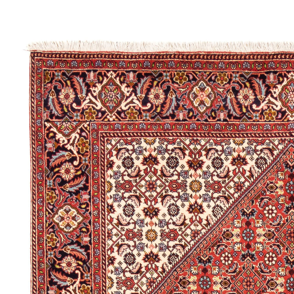 Tapis persan - Bidjar - 246 x 171 cm - rouge