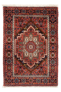 Tapis persan - Nomadic - 92 x 58 cm - rouge