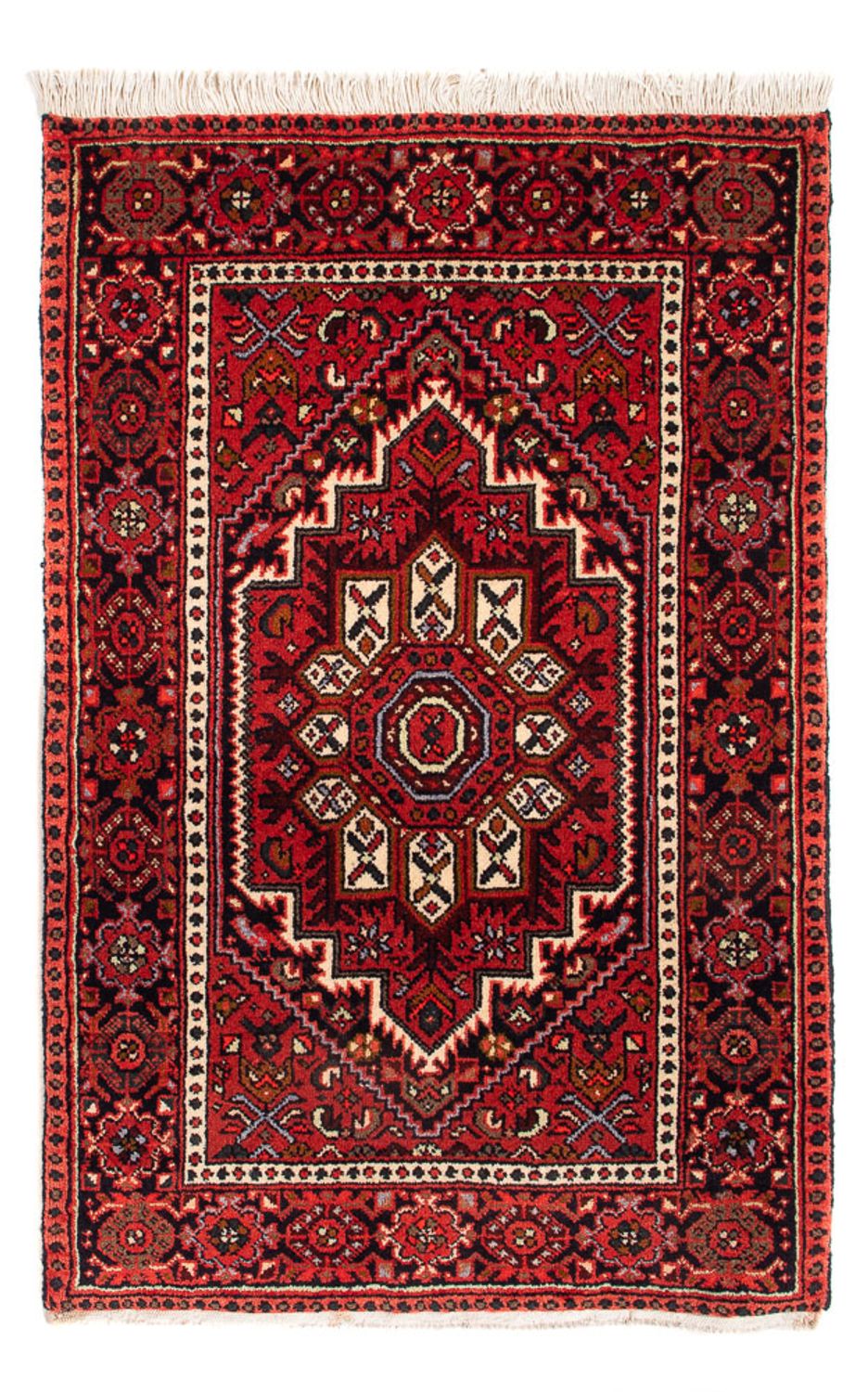 Tapis persan - Nomadic - 95 x 60 cm - rouge