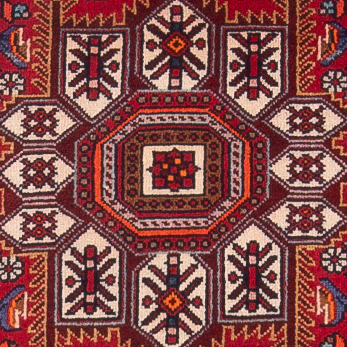 Tapis persan - Nomadic - 100 x 60 cm - rouge