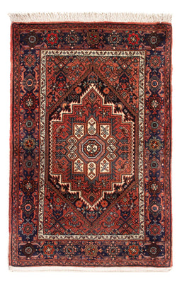Tapis persan - Nomadic - 72 x 52 cm - rouge