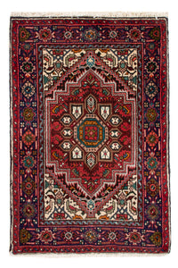 Tapis persan - Nomadic - 74 x 53 cm - rouge