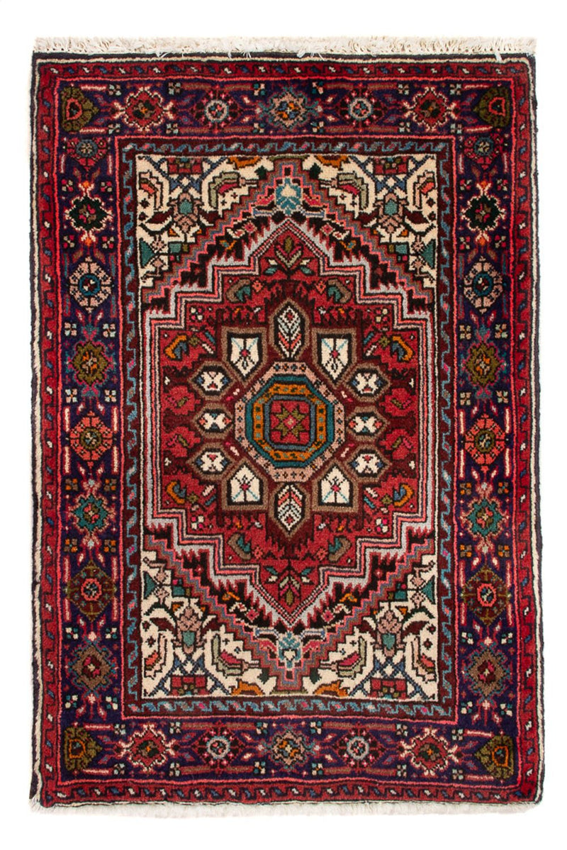 Tapis persan - Nomadic - 74 x 53 cm - rouge