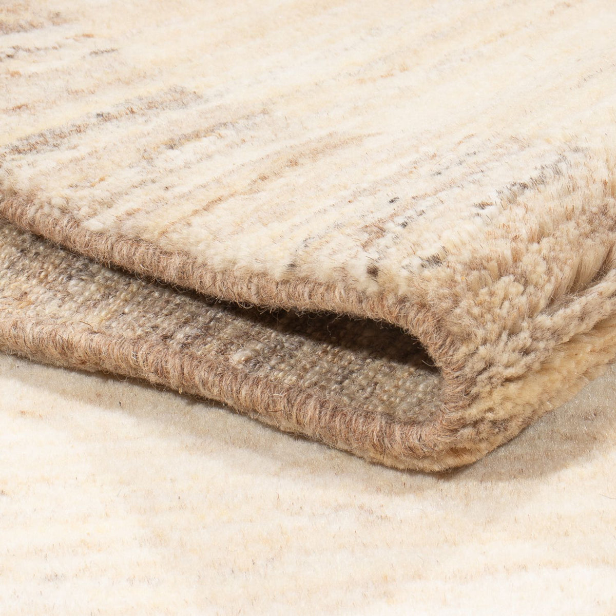 Tapis de couloir Tapis Gabbeh - Persan - 190 x 80 cm - crème