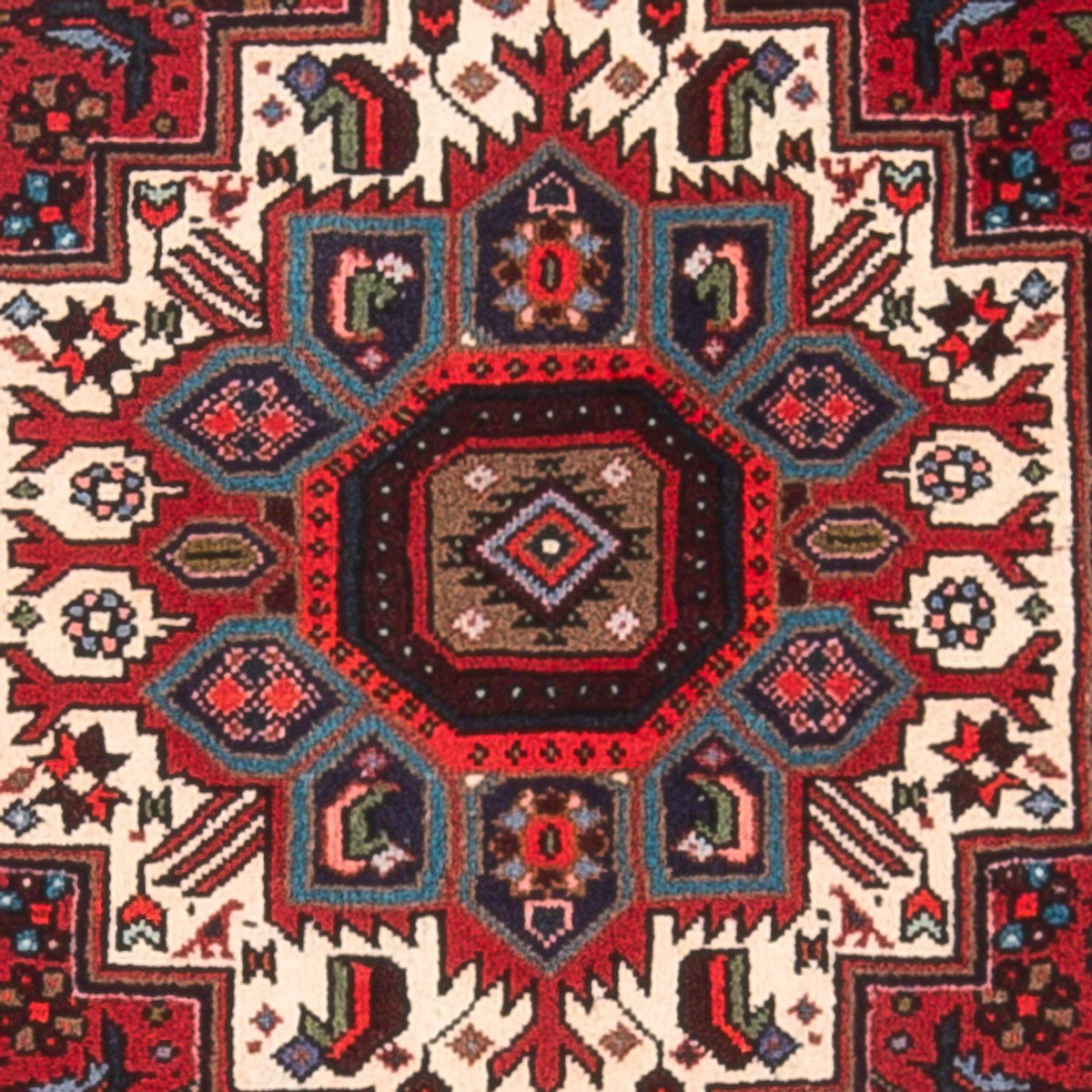 Tapis persan - Nomadic - 119 x 80 cm - rouge