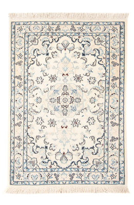 Tapis persan - Nain - Premium - 101 x 67 cm - crème