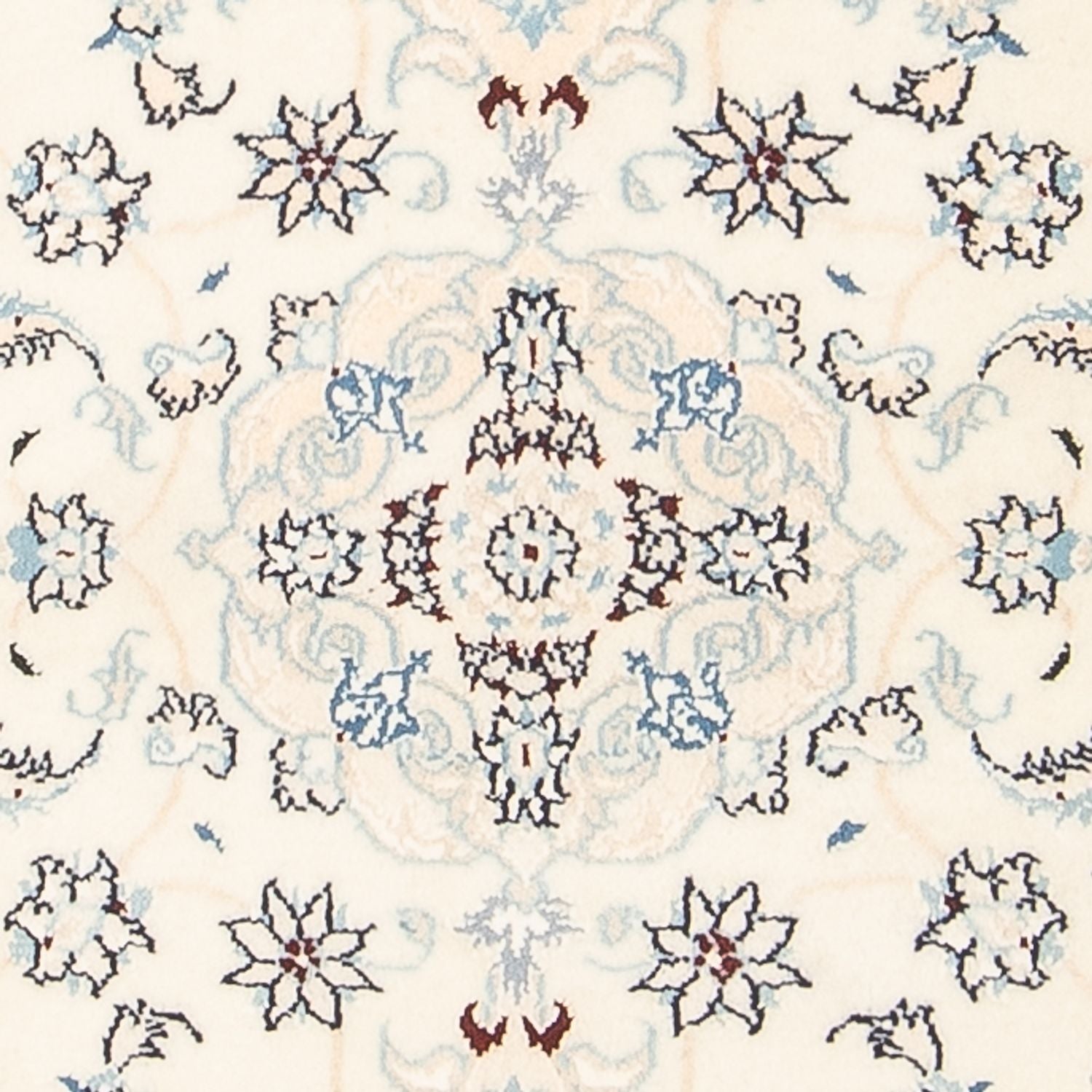 Tapis persan - Nain - Premium - 101 x 67 cm - crème