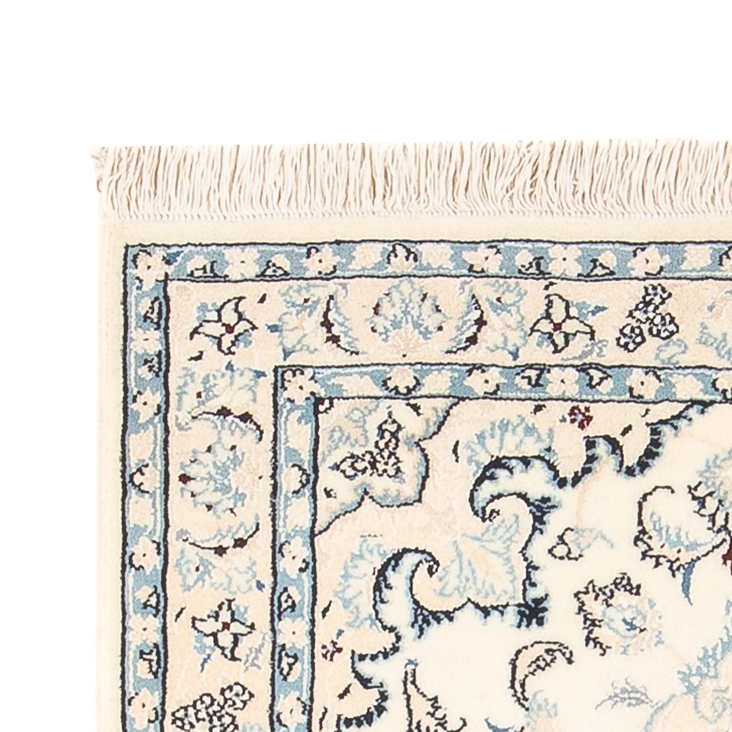Tapis persan - Nain - Premium - 101 x 67 cm - crème