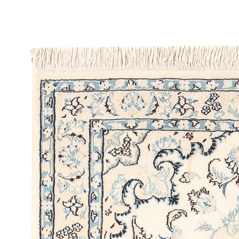 Tapis persan - Nain - Premium - 101 x 67 cm - crème