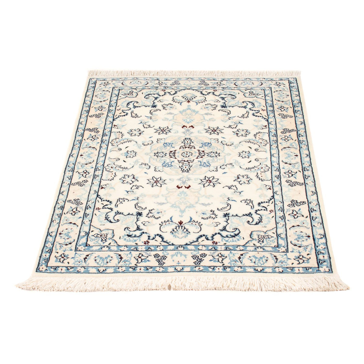 Tapis persan - Nain - Premium - 101 x 67 cm - crème