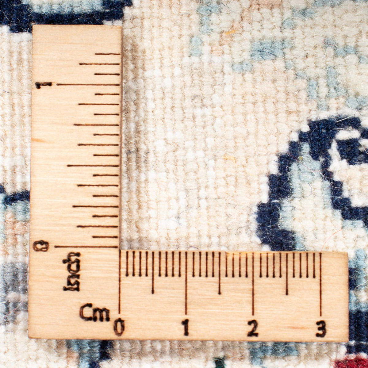 Tapis persan - Nain - Premium - 101 x 67 cm - crème