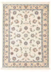 Tapis persan - Nain - Premium - 115 x 74 cm - crème