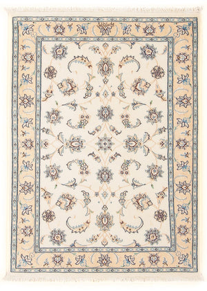 Tapis persan - Nain - Premium - 115 x 74 cm - crème