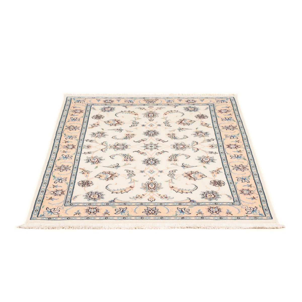 Tapis persan - Nain - Premium - 115 x 74 cm - crème
