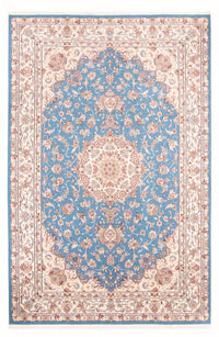 Tapis persan - Tabriz - Royal - 298 x 197 cm - bleu clair