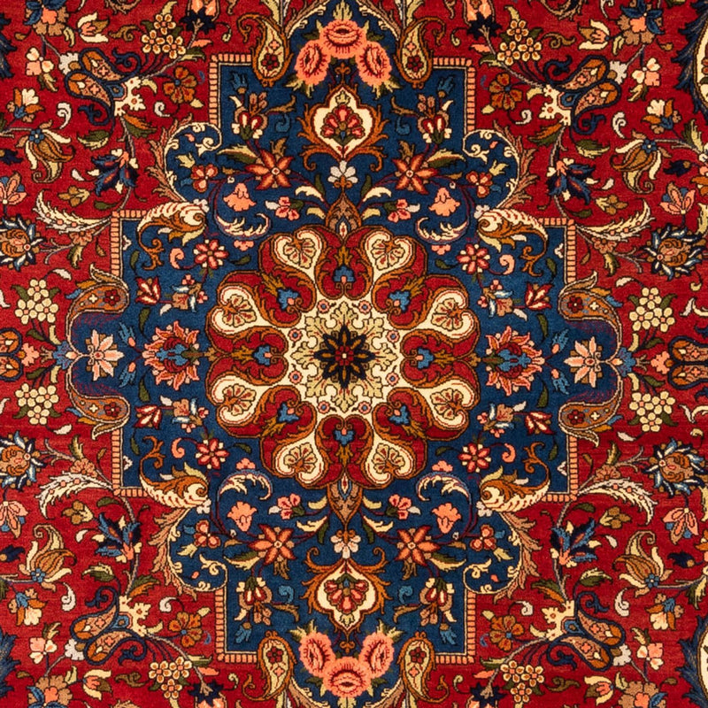 Tapis persan - Bidjar - 296 x 204 cm - bleu foncé