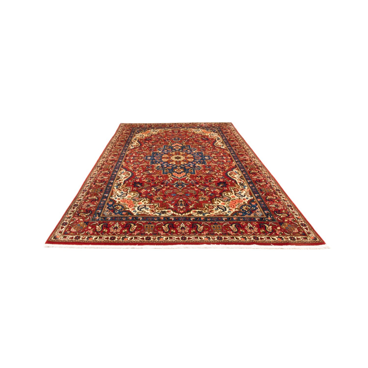 Tapis persan - Bidjar - 296 x 204 cm - bleu foncé