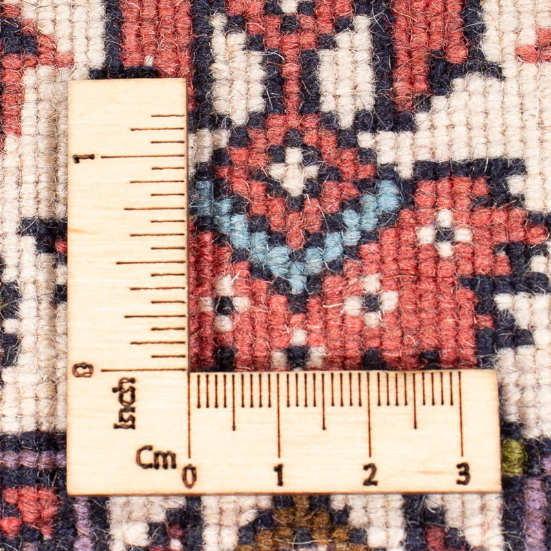 Tapis de couloir Tapis persan - Bidjar - 395 x 84 cm - rouge