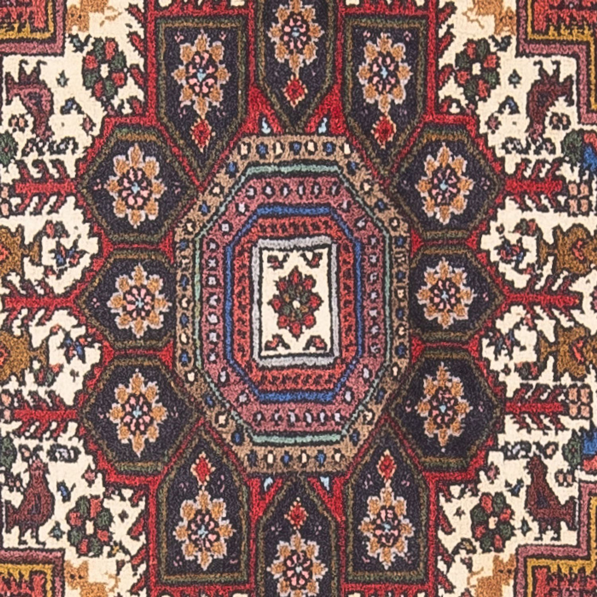 Tapis persan - Nomadic - 123 x 81 cm - rouille
