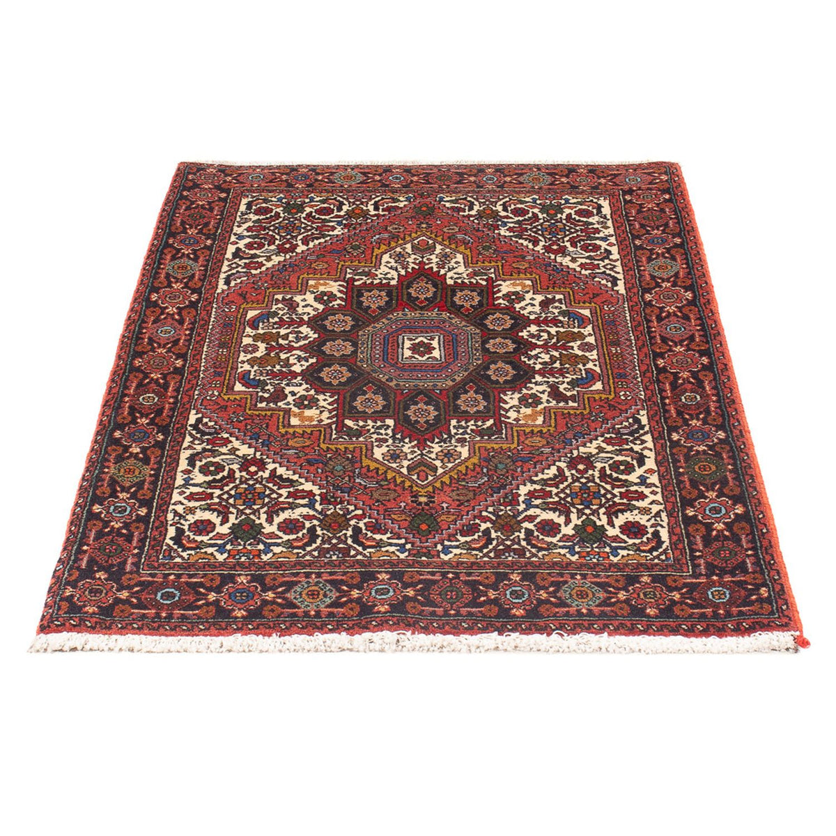 Tapis persan - Nomadic - 123 x 81 cm - rouille