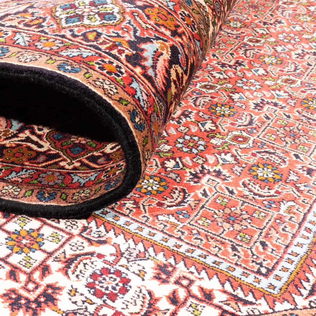 Tapis persan - Bidjar - 253 x 168 cm - rouge