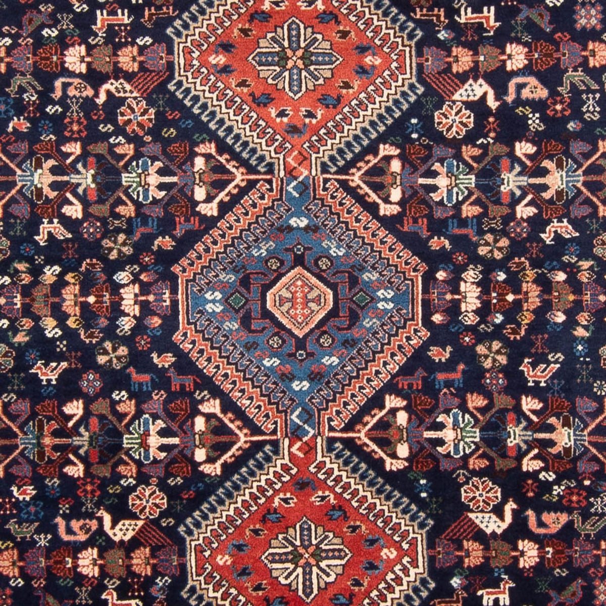 Tapis persan - Nomadic - 294 x 198 cm - bleu foncé