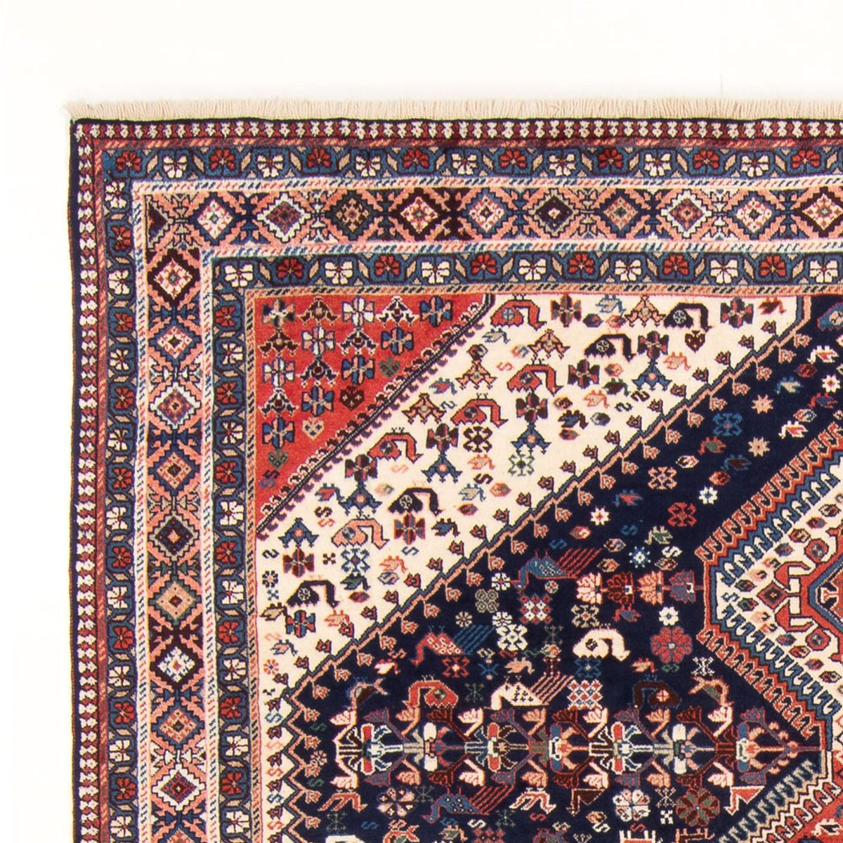 Tapis persan - Nomadic - 294 x 198 cm - bleu foncé