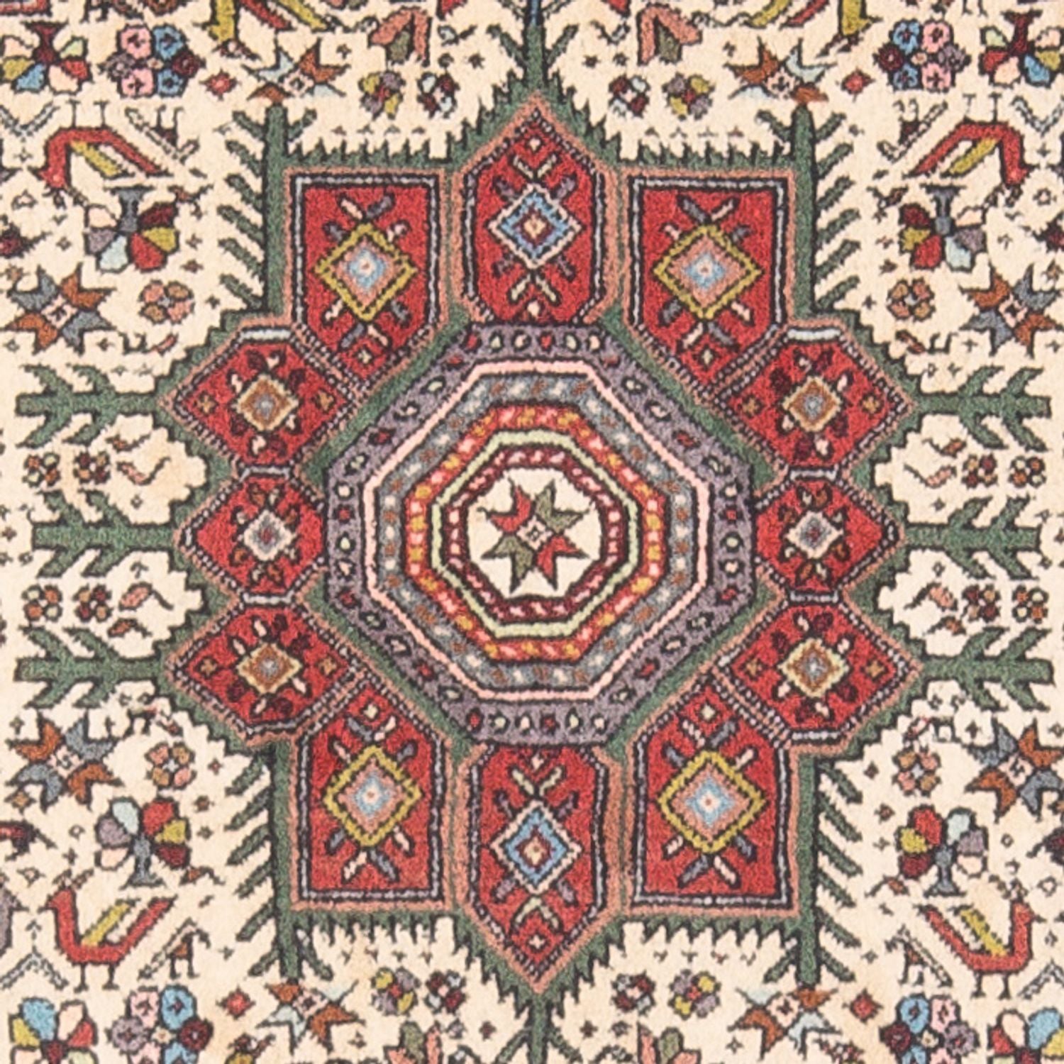 Tapis persan - Nomadic - 126 x 80 cm - crème