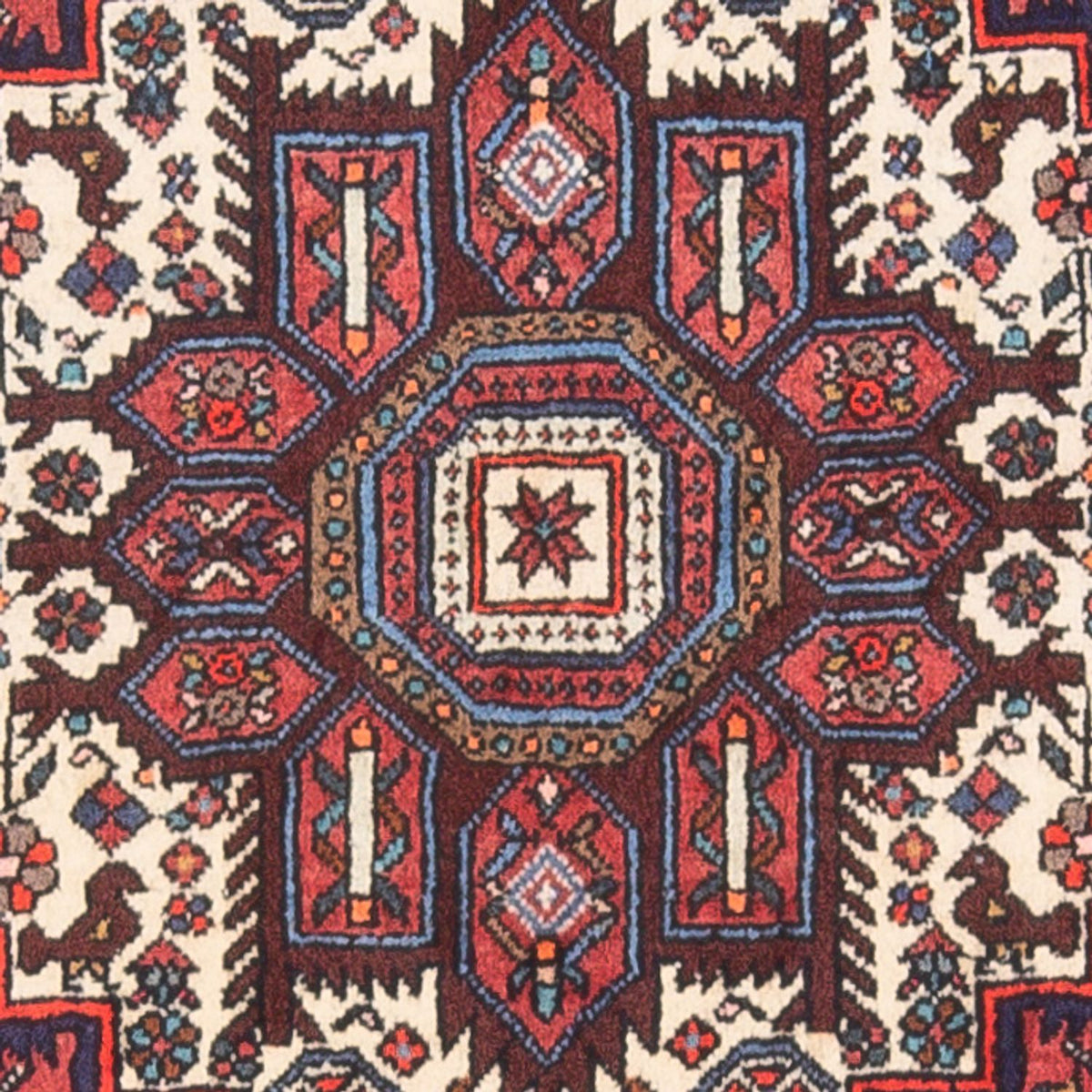 Tapis persan - Nomadic - 122 x 78 cm - crème