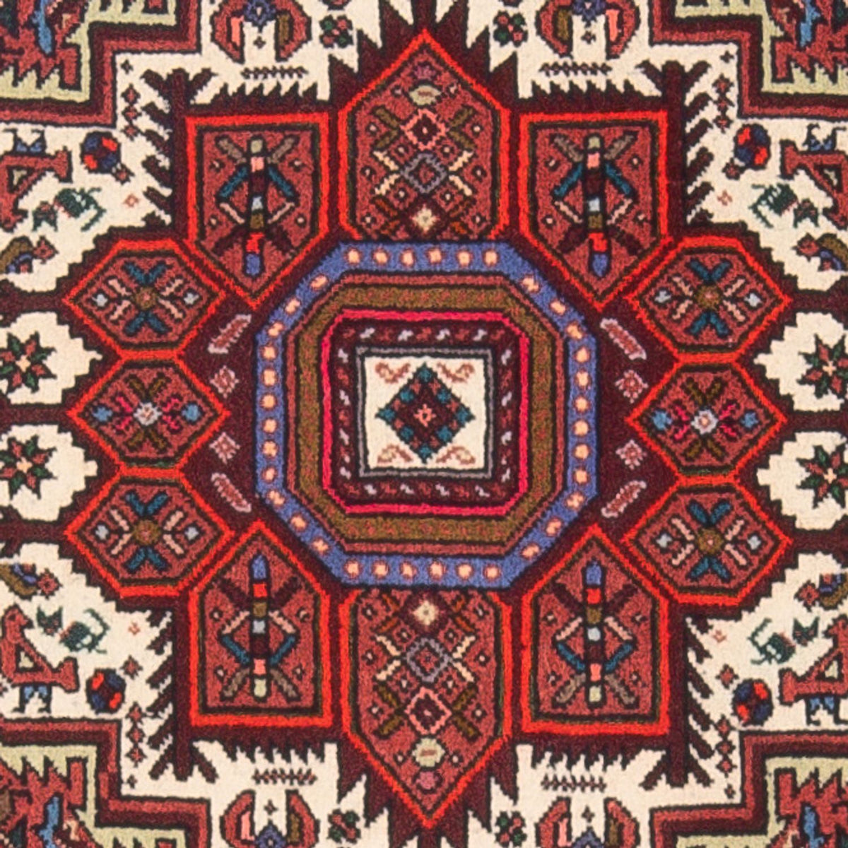 Tapis persan - Nomadic - 115 x 73 cm - rouge