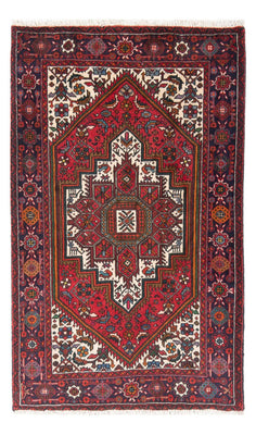 Tapis persan - Nomadic - 124 x 82 cm - rouge