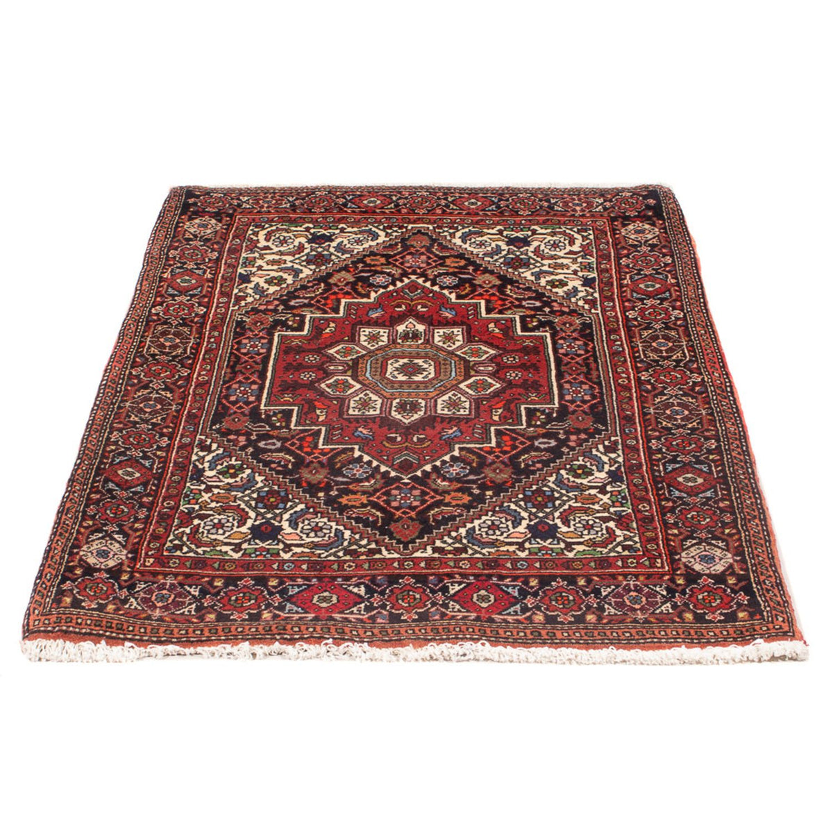 Tapis persan - Nomadic - 132 x 78 cm - rouge clair