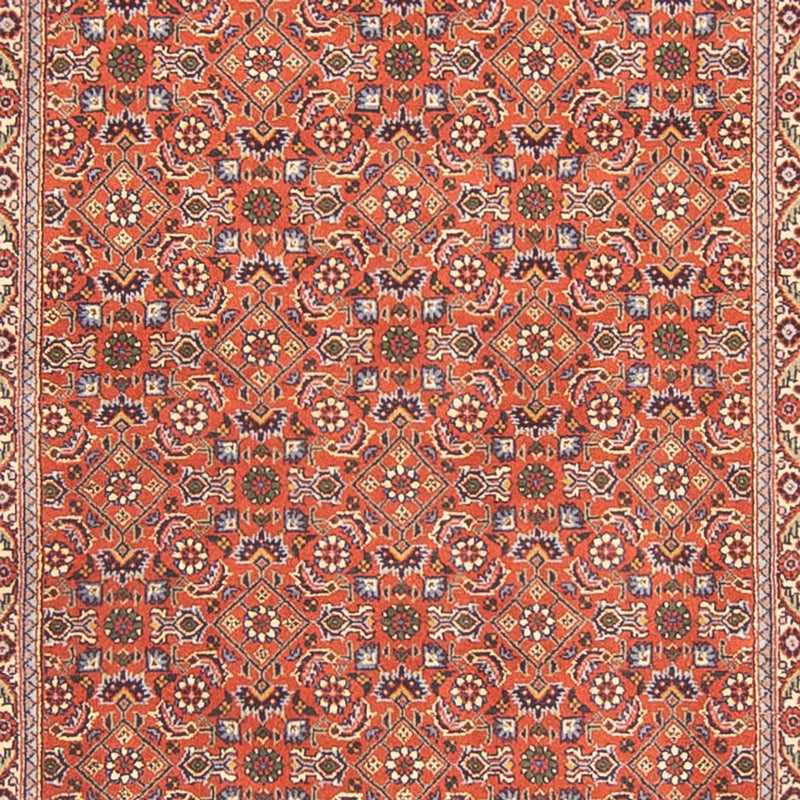 Tapis de couloir Tapis persan - Bidjar - 300 x 100 cm - rouge
