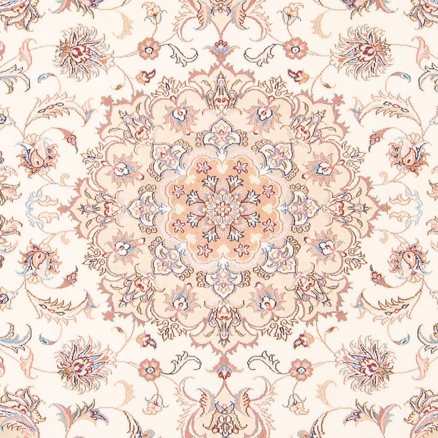 Tapis persan - Tabriz - Royal - 198 x 148 cm - crème