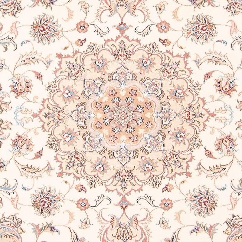 Tapis persan - Tabriz - Royal - 198 x 148 cm - crème