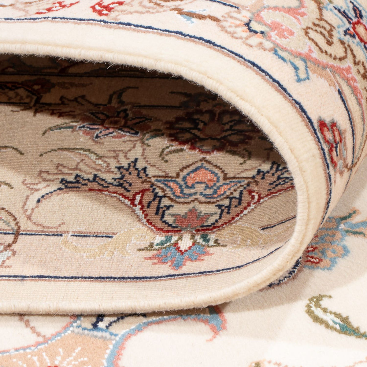 Tapis persan - Tabriz - Royal - 198 x 148 cm - crème