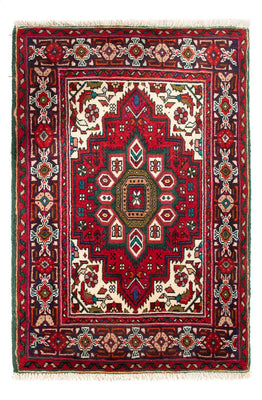 Tapis persan - Nomadic - 88 x 58 cm - rouge