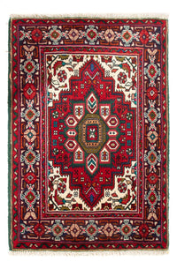 Tapis persan - Nomadic - 88 x 58 cm - rouge