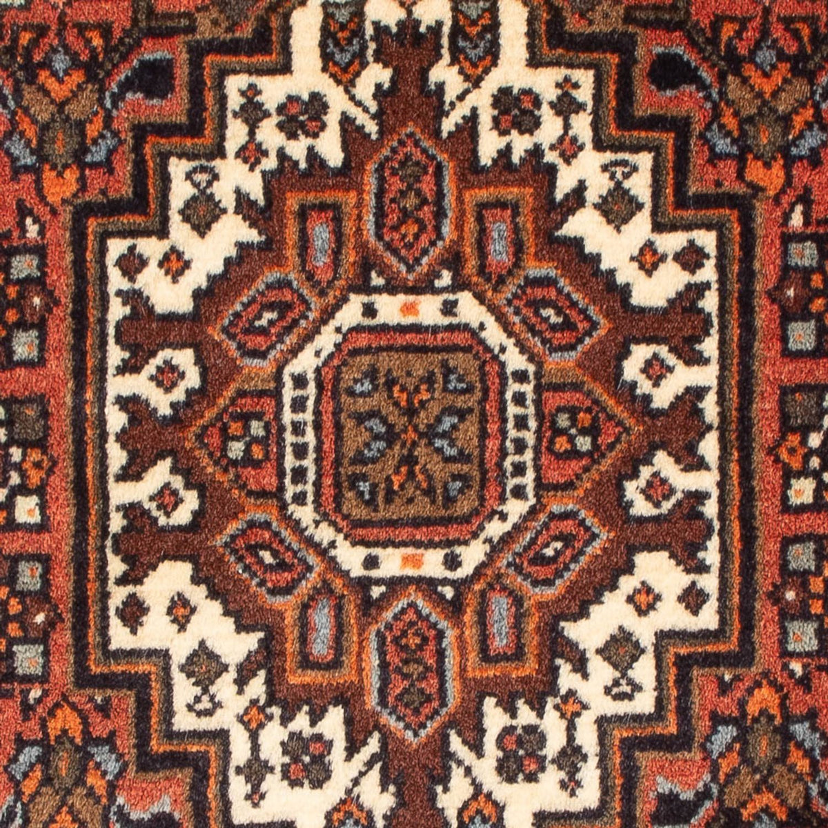 Tapis persan - Nomadic - 90 x 61 cm - rouge