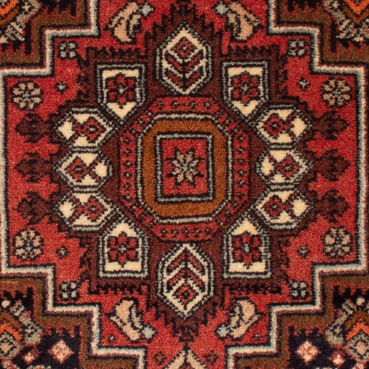 Tapis persan - Nomadic - 90 x 60 cm - rouge