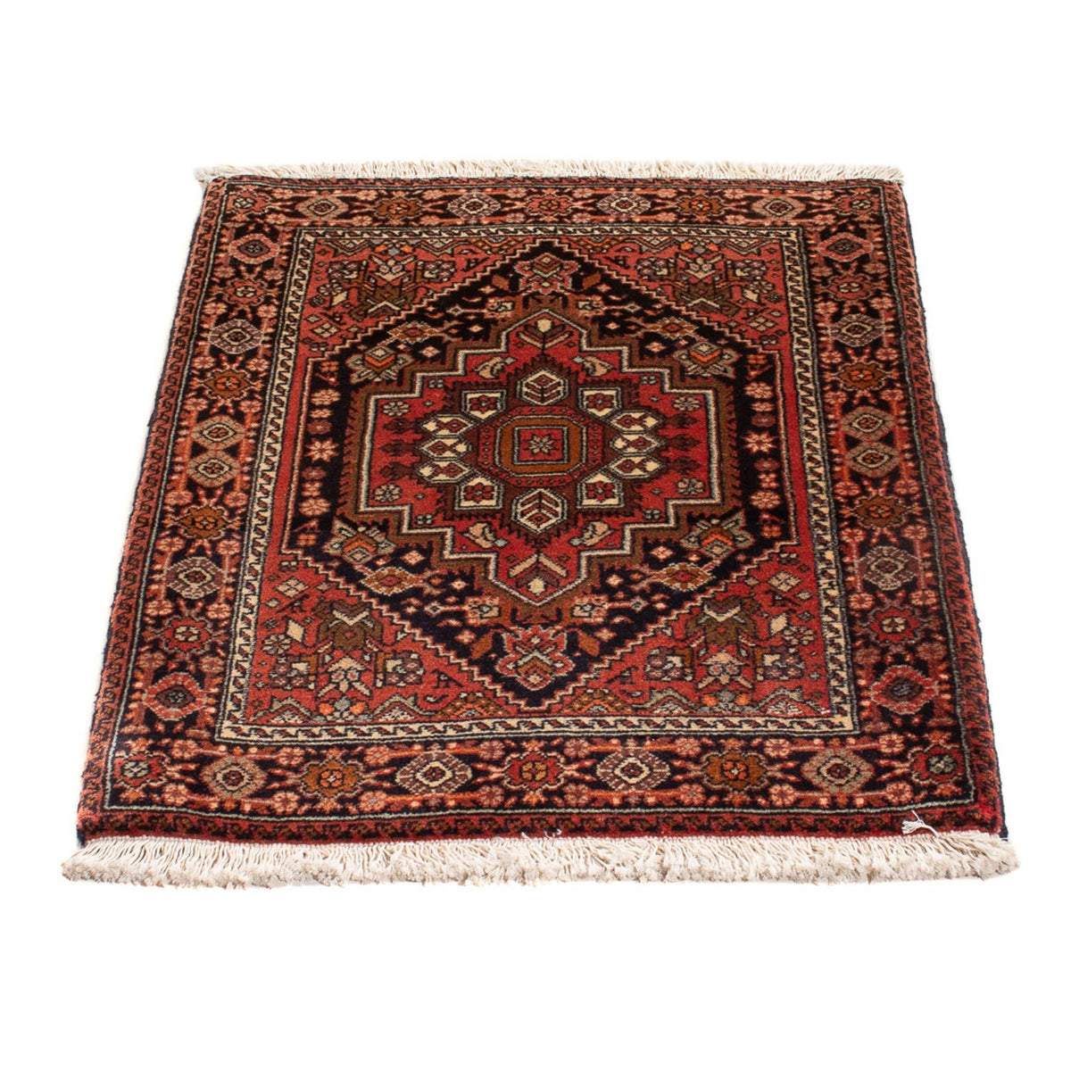Tapis persan - Nomadic - 90 x 60 cm - rouge