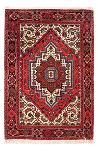 Tapis persan - Nomadic - 91 x 62 cm - rouge