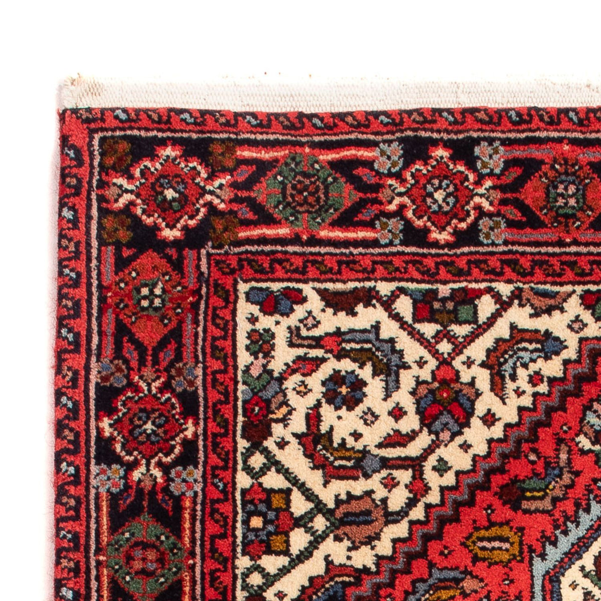 Tapis persan - Nomadic - 91 x 62 cm - rouge