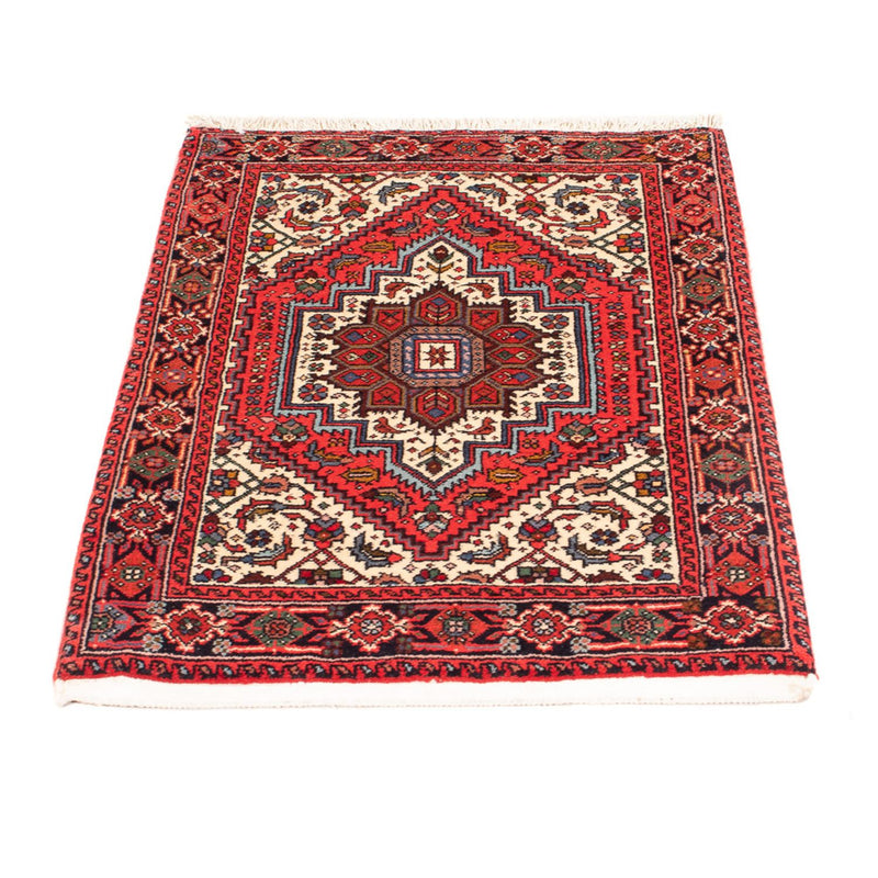 Tapis persan - Nomadic - 91 x 62 cm - rouge
