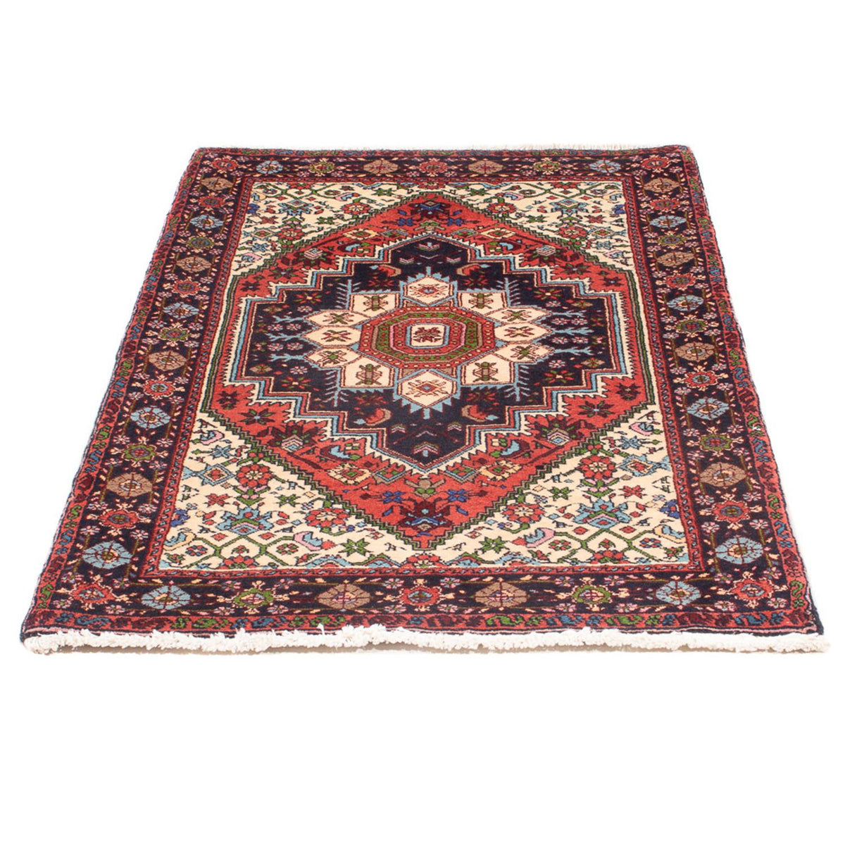 Tapis persan - Nomadic - 132 x 76 cm - crème